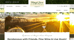 Desktop Screenshot of mauglesierravineyards.com